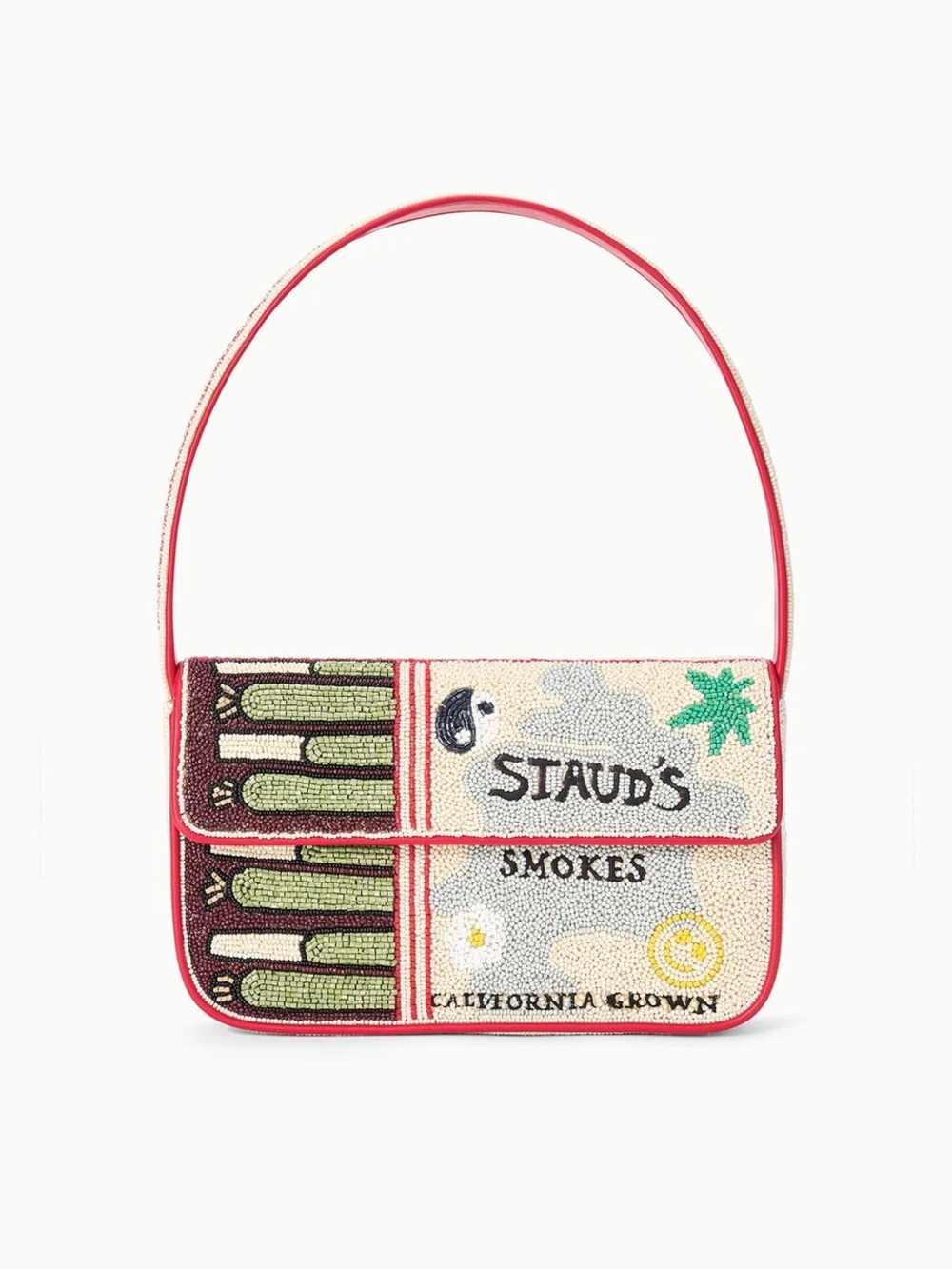 STAUD BEADED TOMMY BAG